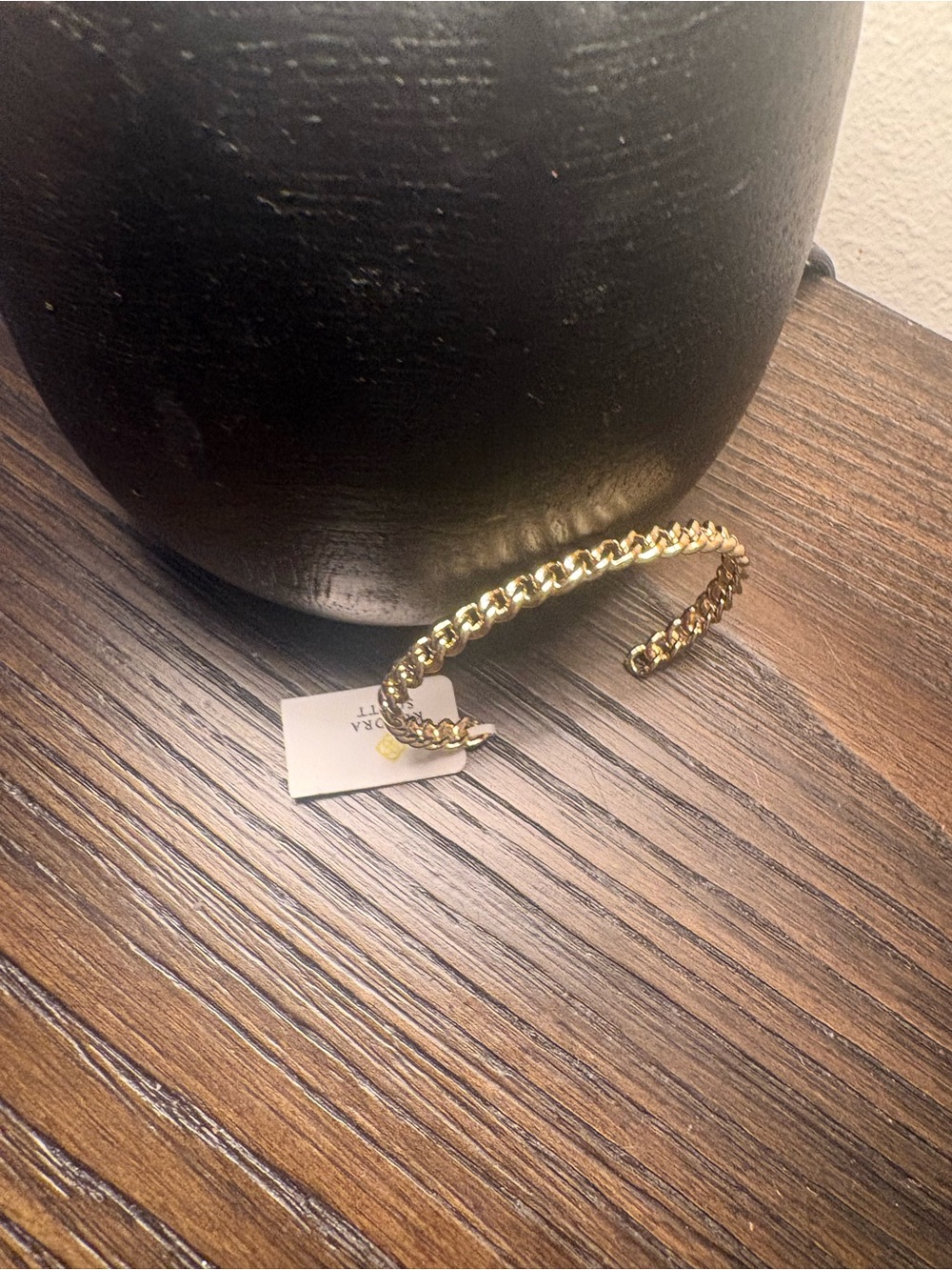 NEW Kendra Scott Grier Gold Open Cuff Bracelet